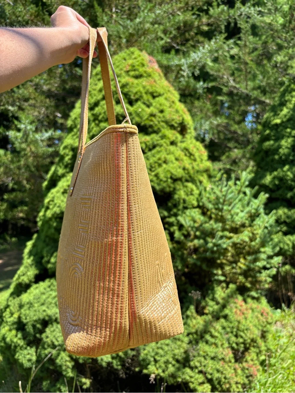 Love Moschino Gold Tote Bag